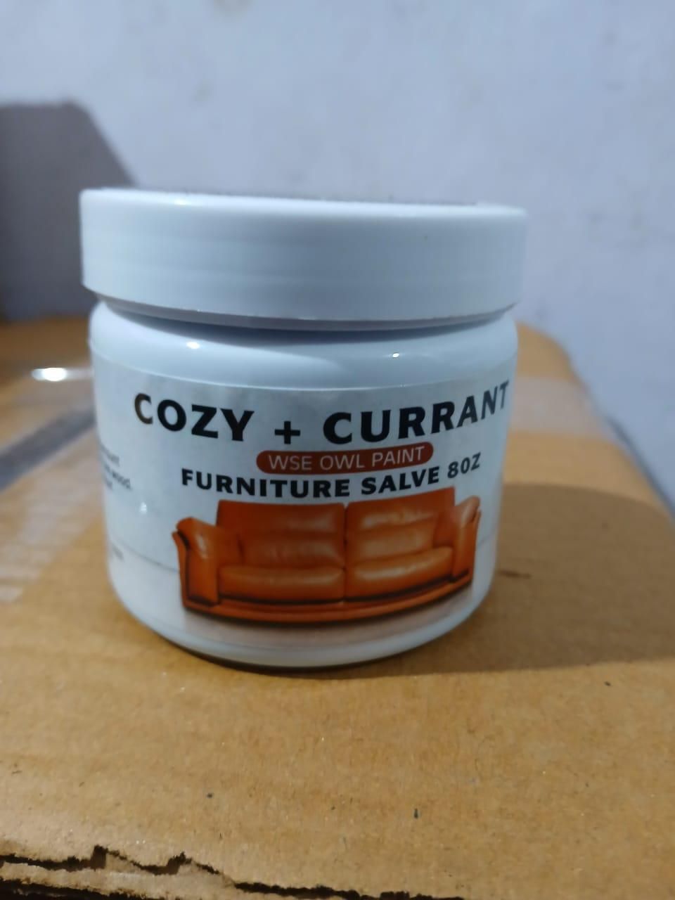 Cozy+ Currant Leather Salve For Furniture (Pack of 2)