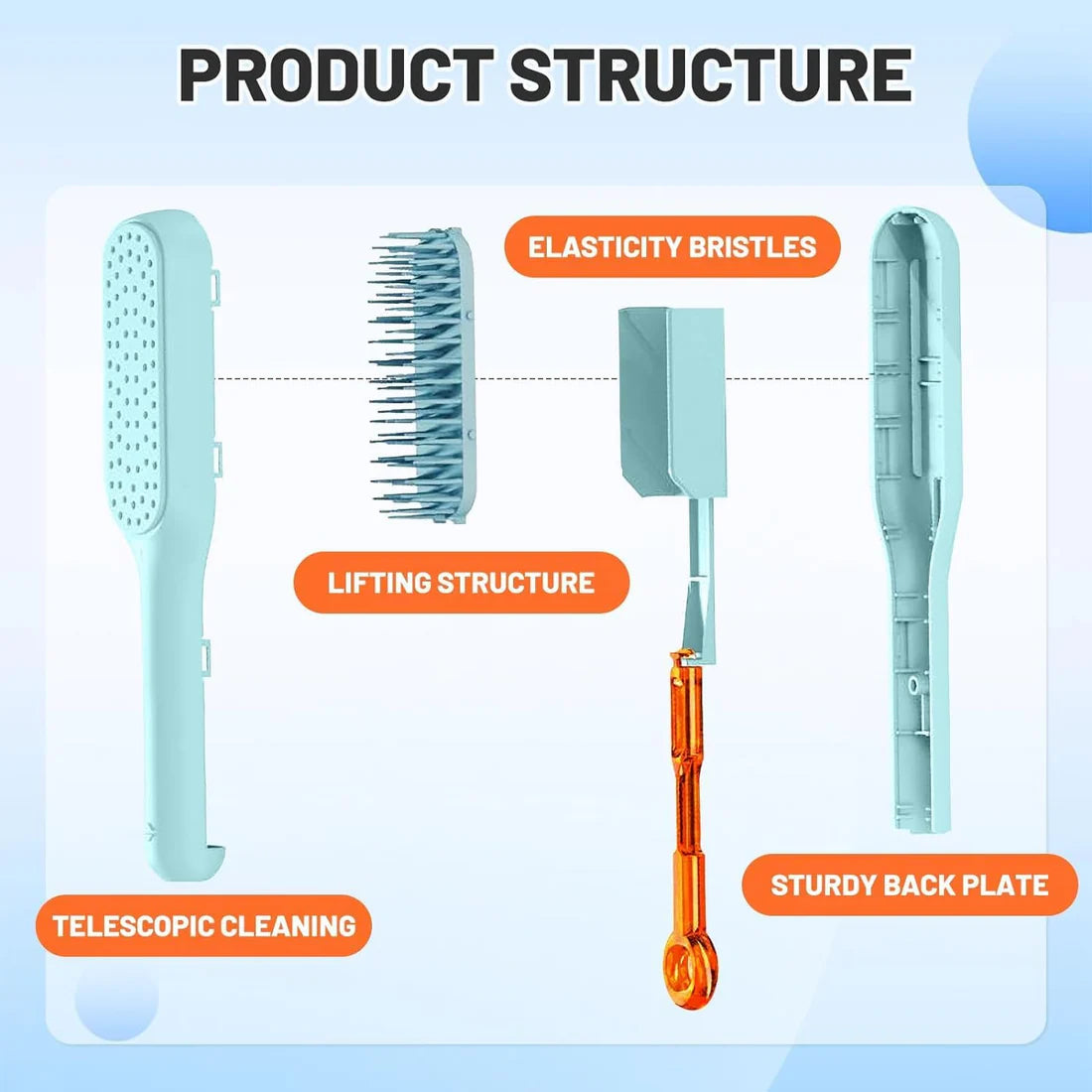 CleanPro™ Self Cleaning Hair Brush