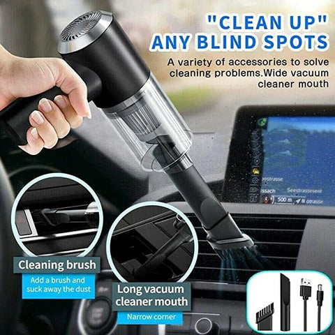 2 in 1 Vacuum Suction Cleaner & Blower - Wireless & Rechargable