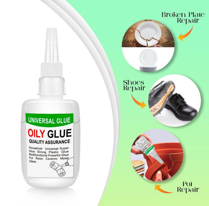 Welding High Strength Oily Glue Super Adhesive Glue(Pack Of 2)