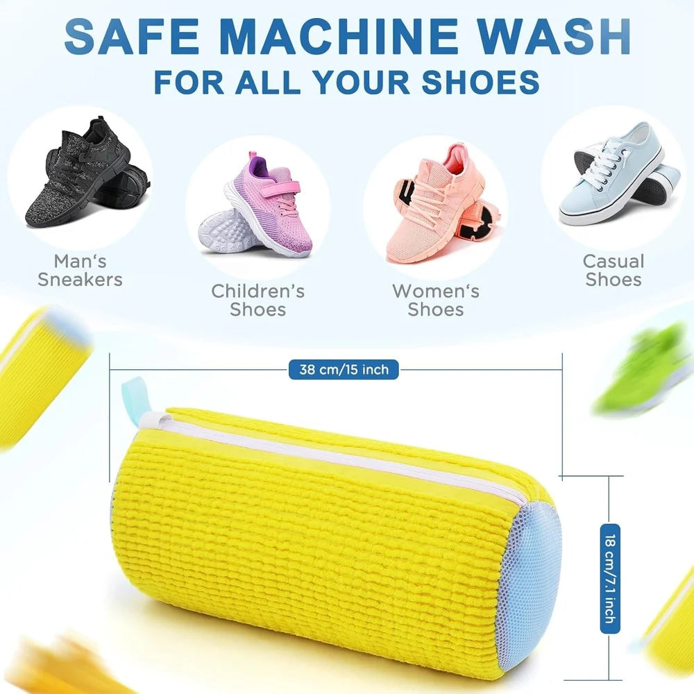 TidyKiks™ - Shoe Washing Bag For Laundry To Keep Sparkly Clean Shoes!